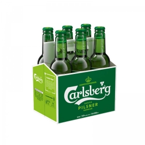 Carlsberg Pilsner 6x330ml Bottles (dp)